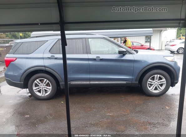 1FMSK8DH4MGC20042 2021 FORD EXPLORER Blue სალონის 360-გრადუსიანი ხედი