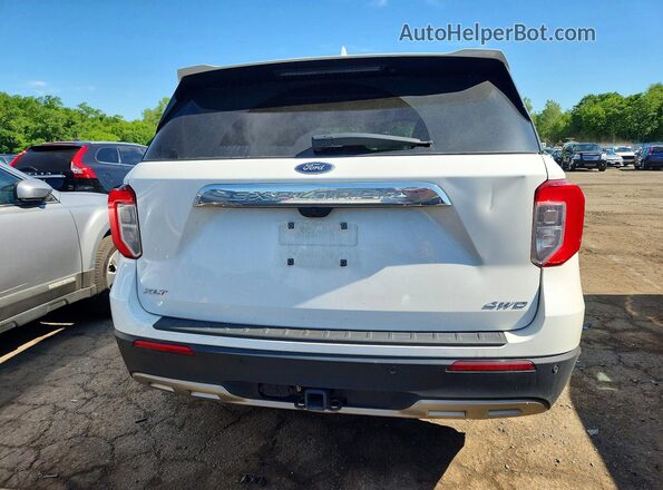 1FMSK8DH4MGC48262 2021 FORD EXPLORER White Widok z tyłu