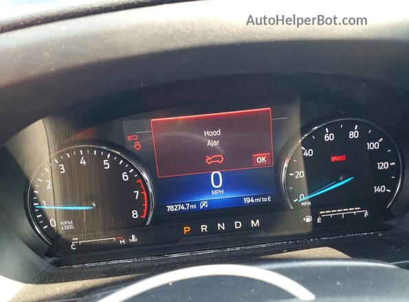 1FMSK8DH4NGA22174 2022 FORD EXPLORER Black Instrument cluster view