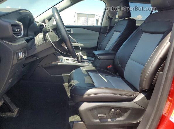1FMSK8DH4NGB26017 2022 FORD EXPLORER Red Vista interior delantera