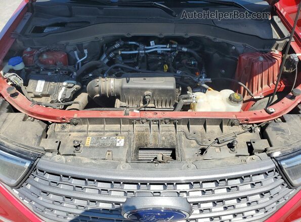 1FMSK8DH4NGB26017 2022 FORD EXPLORER Red Vista del compartimento del motor
