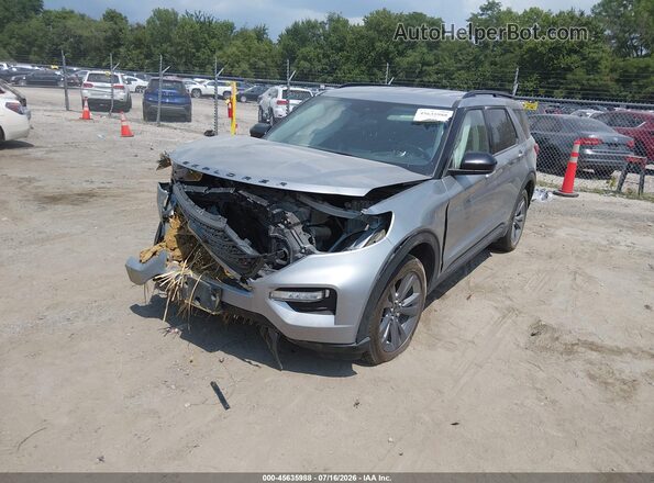 1FMSK8DH4NGC16462 2022 FORD EXPLORER Серебряный Передняя левая четверть