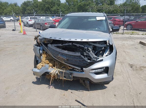 1FMSK8DH4NGC16462 2022 FORD EXPLORER Серебряный Вид щитка приборов