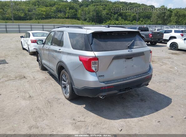 1FMSK8DH4NGC16462 2022 FORD EXPLORER Серебряный Задняя левая четверть