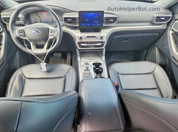 1FMSK8DH4NGC30359 2022 FORD EXPLORER Gray Вид панелі приладів