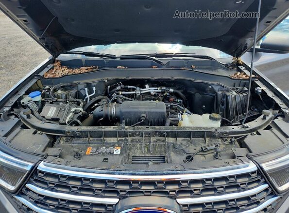 1FMSK8DH4NGC30359 2022 FORD EXPLORER Gray Вид підкапотного простору
