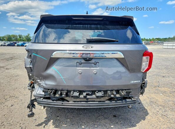 1FMSK8DH4NGC30359 2022 FORD EXPLORER Gray Вид ззаду