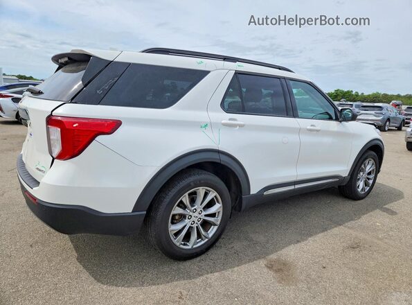 1FMSK8DH4PGB32886 2023 FORD EXPLORER White Задня права чверть