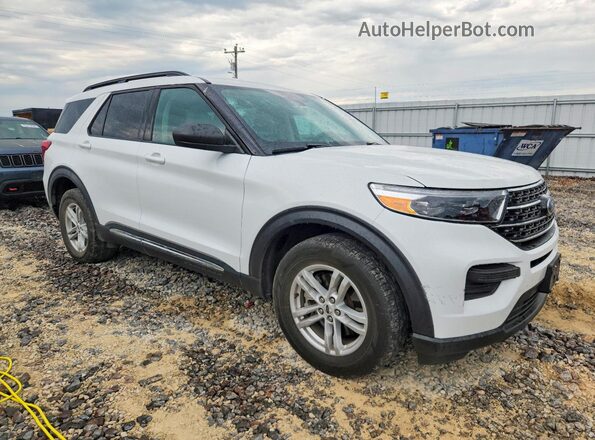 1FMSK8DH4PGC02418 2023 FORD EXPLORER White Передня права чверть