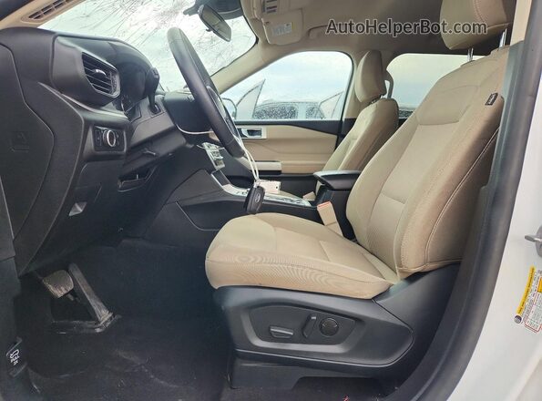 1FMSK8DH4PGC02418 2023 FORD EXPLORER White Вид салону спереду