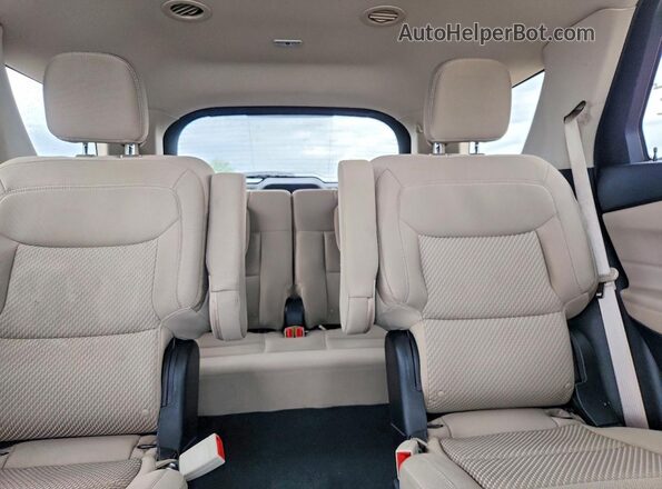1FMSK8DH4PGC02418 2023 FORD EXPLORER White Вид задніх сидінь