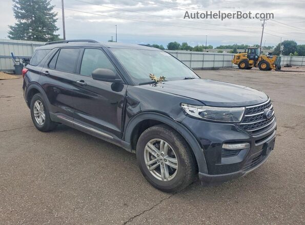 1FMSK8DH5LGB03682 2020 FORD EXPLORER Черный Передняя правая четверть