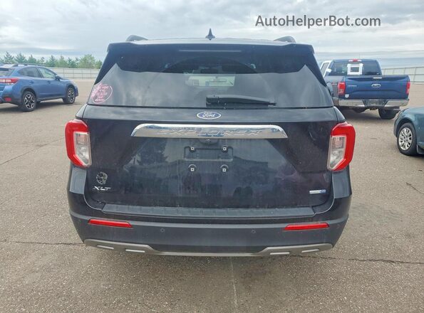 1FMSK8DH5LGB03682 2020 FORD EXPLORER Черный Вид сзади