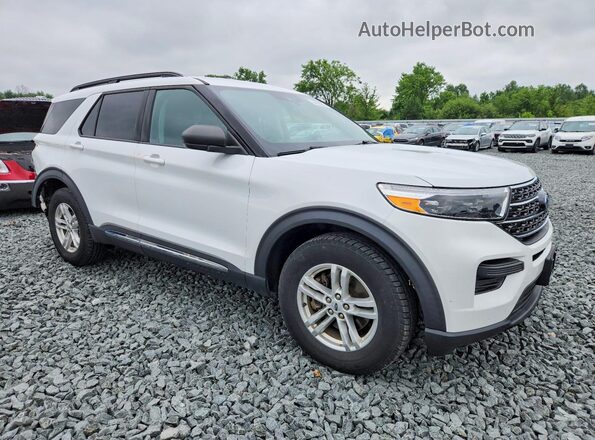 1FMSK8DH5LGC87960 2020 FORD EXPLORER White Delantero derecho