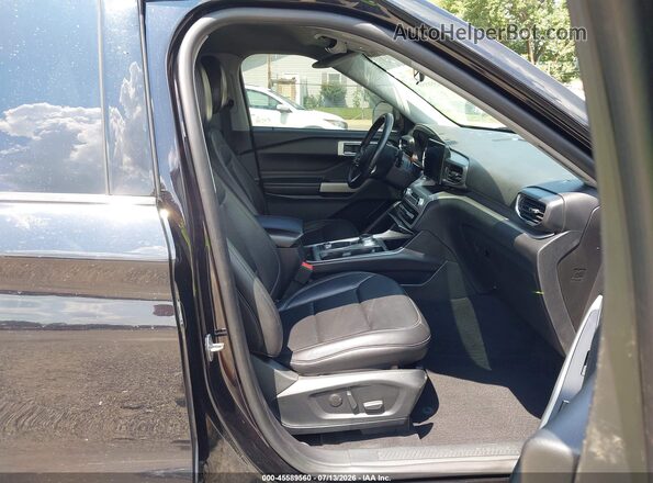 1FMSK8DH5MGA03275 2021 FORD EXPLORER Black Front interior view
