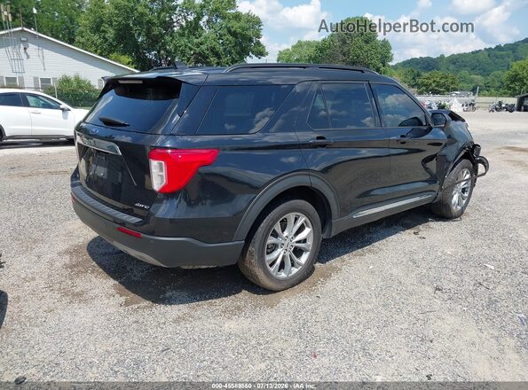 1FMSK8DH5MGA03275 2021 FORD EXPLORER Black Rear right
