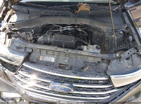 1FMSK8DH5MGA03275 2021 FORD EXPLORER Black Rear view