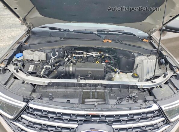 1FMSK8DH5MGA71768 2021 FORD EXPLORER Brown Вид підкапотного простору