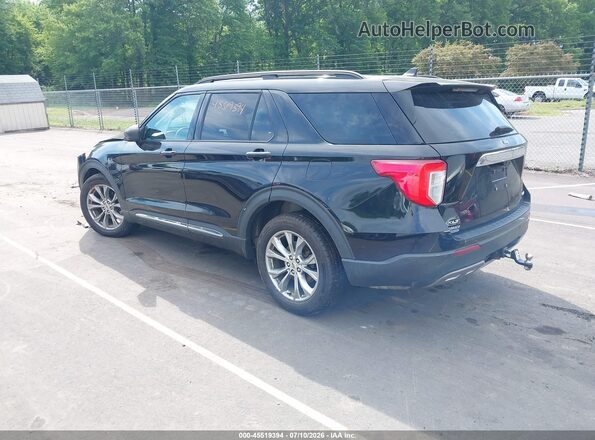 1FMSK8DH5MGB09774 2021 FORD EXPLORER Black უკანა მარცხენა