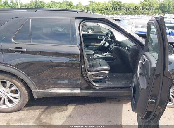 1FMSK8DH5MGB09774 2021 FORD EXPLORER Black წინა სალონის ხედი