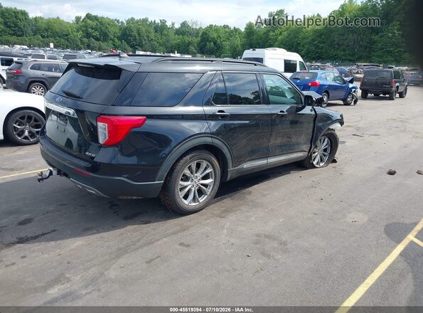 1FMSK8DH5MGB09774 2021 FORD EXPLORER Black უკანა მარჯვენა