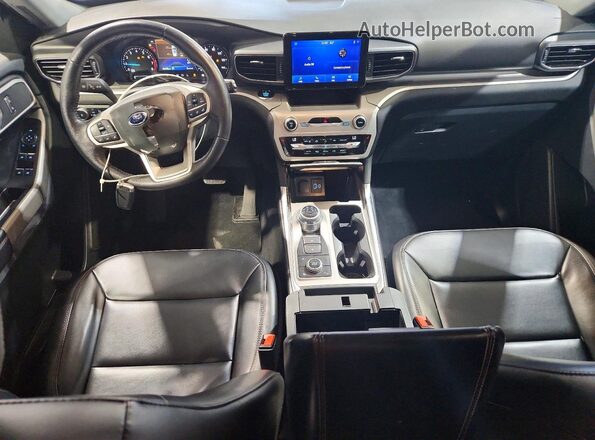 1FMSK8DH5MGB99962 2021 FORD EXPLORER Gray წინა პანელის ხედი