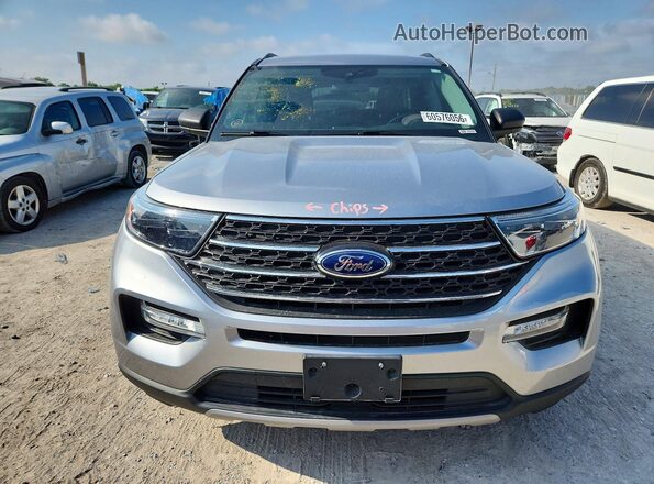 1FMSK8DH5MGC05596 2021 FORD EXPLORER Silver Դիմացի տեսք