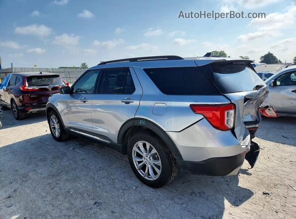 1FMSK8DH5MGC05596 2021 FORD EXPLORER Silver Հետևի ձախ