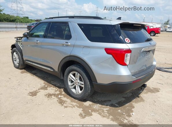 1FMSK8DH5MGC48982 2021 FORD EXPLORER Silver უკანა მარცხენა