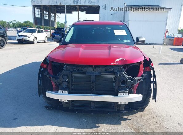1FMSK8DH5NGB59186 2022 FORD EXPLORER Red Vista interior trasera