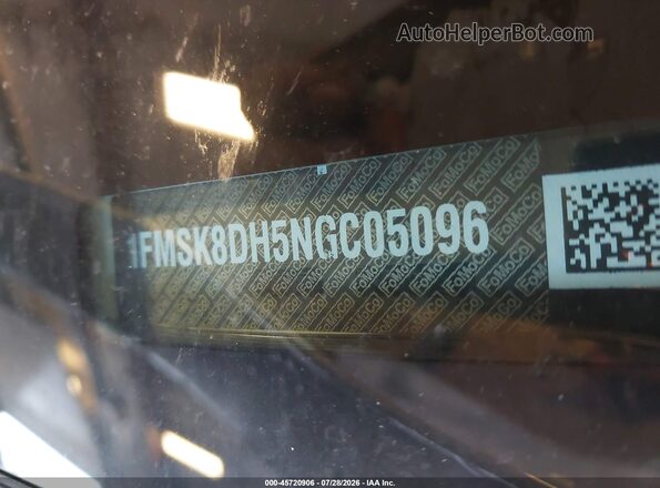 1FMSK8DH5NGC05096 2022 FORD EXPLORER White Շարժիչի բաժամունքի տեսք