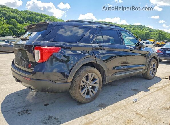 1FMSK8DH5NGC09603 2022 FORD EXPLORER Black Հետևի աջ