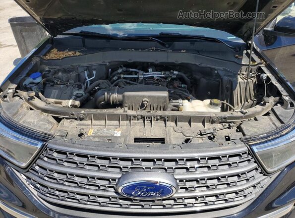 1FMSK8DH5NGC09603 2022 FORD EXPLORER Black Շարժիչի բաժամունքի տեսք