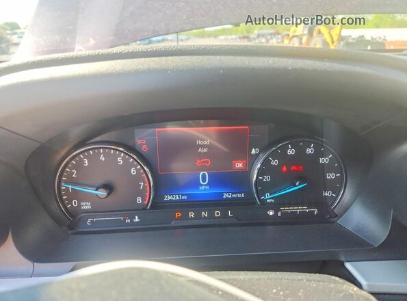 1FMSK8DH5PGB20987 2023 FORD EXPLORER Maroon ხელსაწყოთა პანელის ხედი
