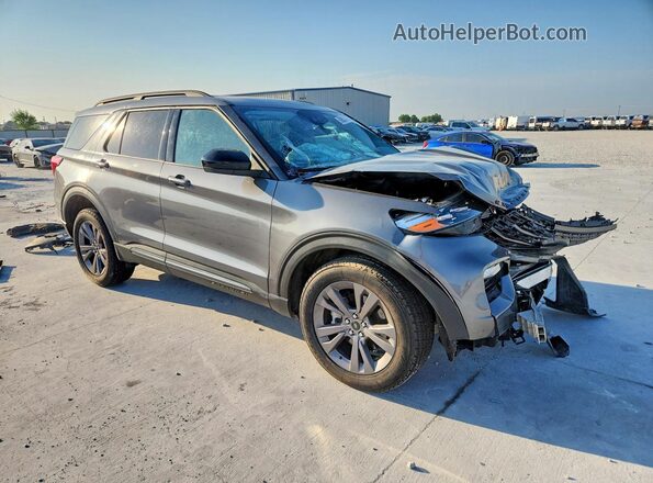1FMSK8DH5RGA34310 2024 FORD EXPLORER Серый Передняя правая четверть