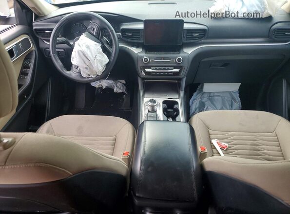 1FMSK8DH6LGA31858 2020 FORD EXPLORER Серебряный Вид панели приборов