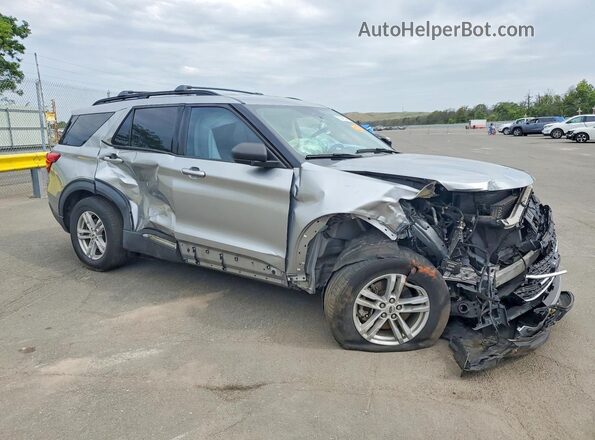 1FMSK8DH6LGA31858 2020 FORD EXPLORER Серебряный Передняя правая четверть