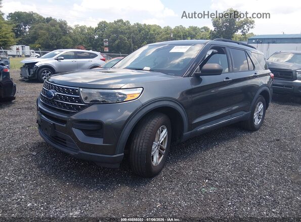 1FMSK8DH6LGB19552 2020 FORD EXPLORER Gray Передня ліва чверть