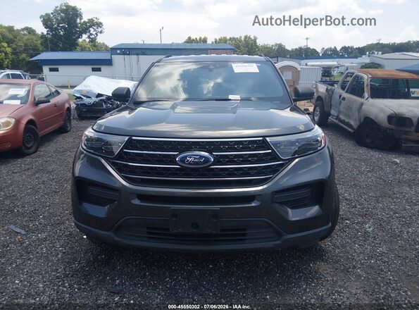 1FMSK8DH6LGB19552 2020 FORD EXPLORER Gray Вид щитка приладів