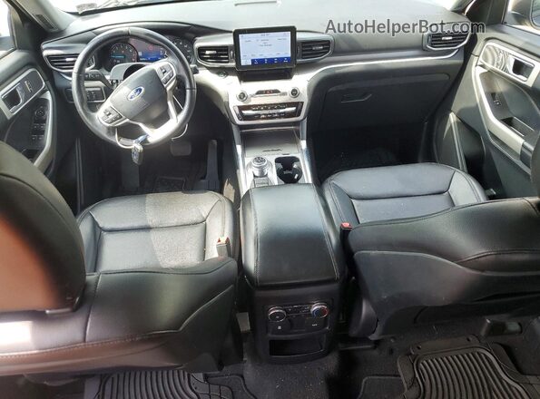 1FMSK8DH6LGC38847 2020 FORD EXPLORER Черный Вид панели приборов