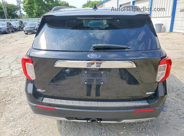 1FMSK8DH6LGC38847 2020 FORD EXPLORER Черный Вид сзади