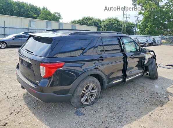 1FMSK8DH6LGC38847 2020 FORD EXPLORER Черный Задняя правая четверть