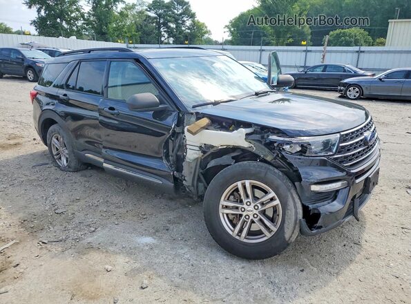 1FMSK8DH6LGC38847 2020 FORD EXPLORER Черный Передняя правая четверть
