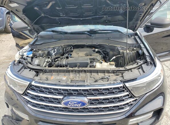 1FMSK8DH6LGC38847 2020 FORD EXPLORER Черный Вид подкапотного пространства