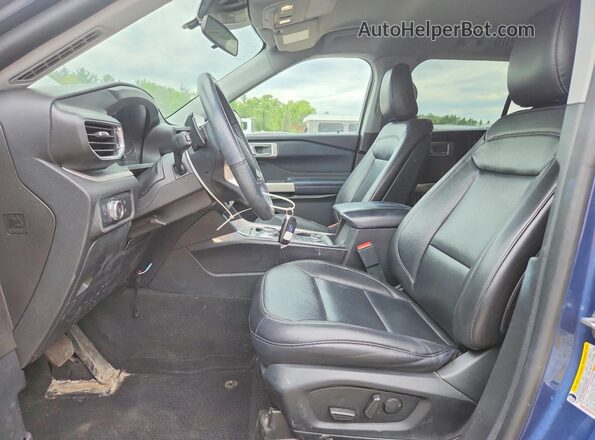 1FMSK8DH6LGC69757 2020 FORD EXPLORER Blue Front interior view