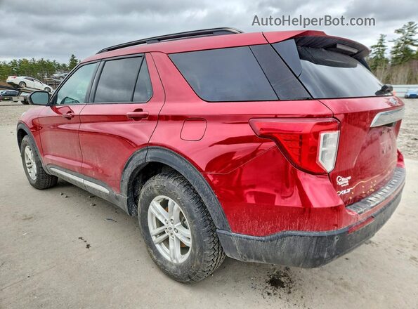 1FMSK8DH6LGC72187 2020 FORD EXPLORER Red Tył lewy