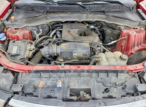 1FMSK8DH6LGC72187 2020 FORD EXPLORER Red Widok komory silnika