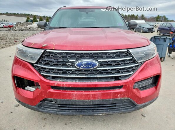 1FMSK8DH6LGC72187 2020 FORD EXPLORER Red Widok z przodu