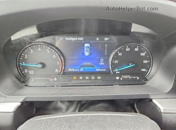 1FMSK8DH6LGC72187 2020 FORD EXPLORER Red Widok zestawu wskaźników