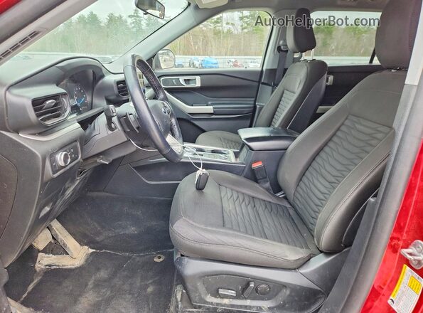 1FMSK8DH6LGC72187 2020 FORD EXPLORER Red Widok wnętrza z przodu